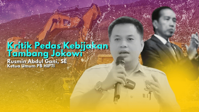 Rusmin Abdul Gani, Ketua Umum PB HIPTI