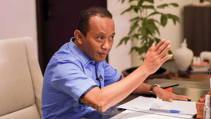 Menteri Investasi/Kepala Badan Koordinasi Penanaman Modal (BKPM) Bahlil Lahadalia. Foto: bisnis.com